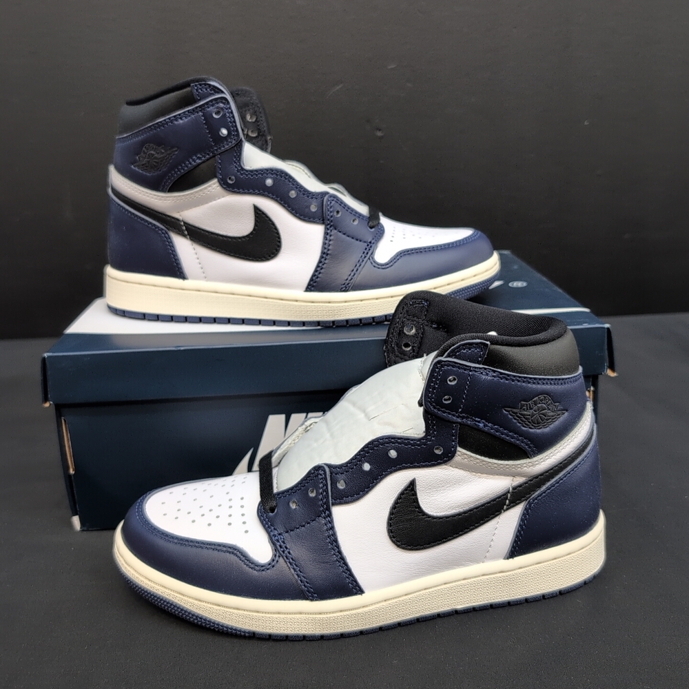 Nike Air Jordan 1 Retro High OG Men's Shoes US 6 Midnight Navy White DZ5485-401